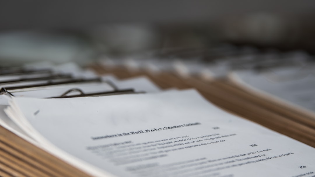 office documents organization checklist