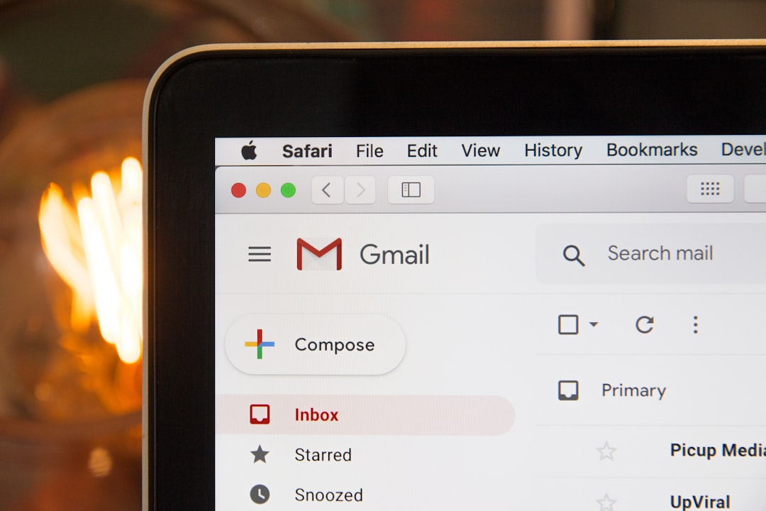 laptop email inbox notifications