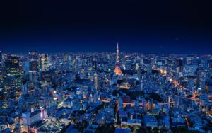 japanese consultant business meeting tokyo office night