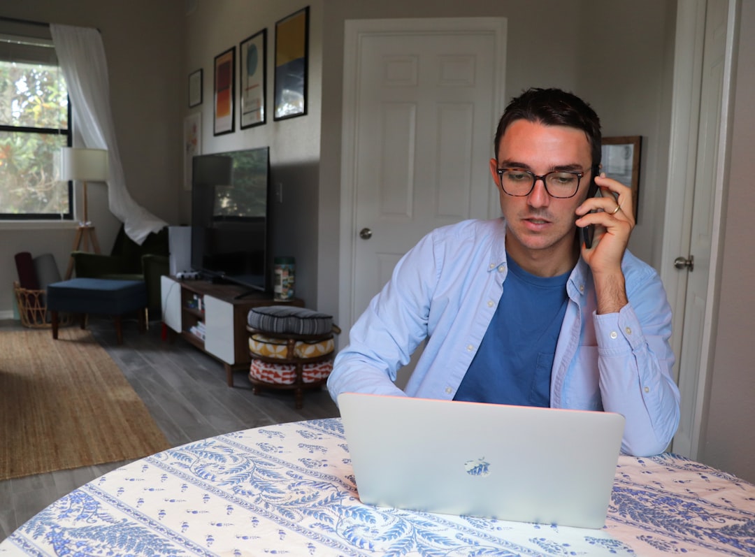 remote sales work laptop home