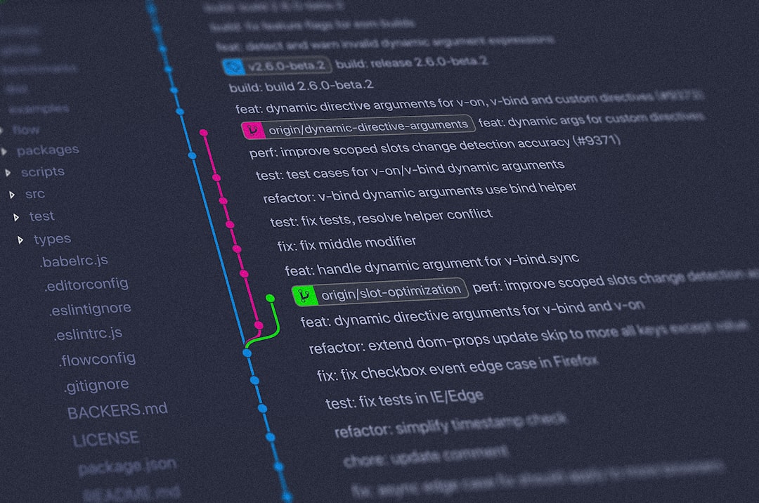 developer coding portfolio github screen