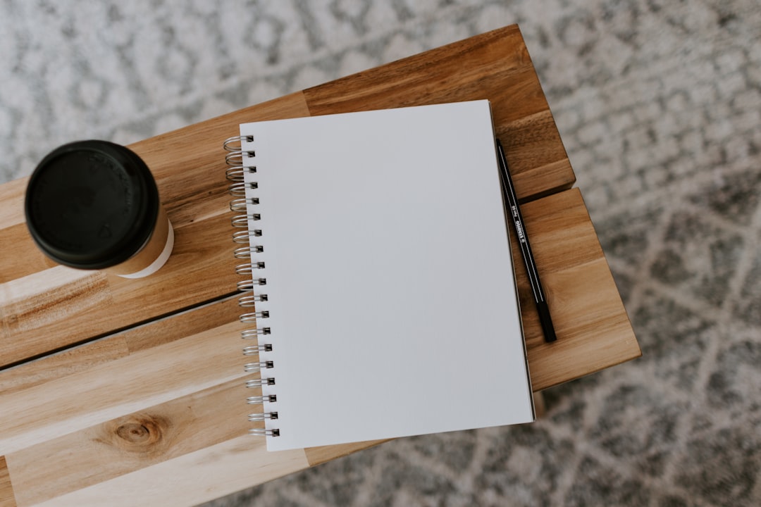 checklist notebook coffee