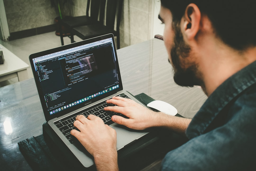software qa engineer testing laptop