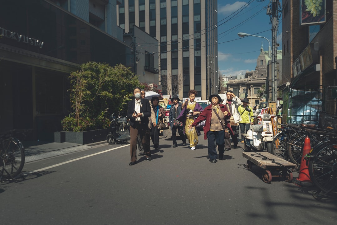 office workers diverse japan