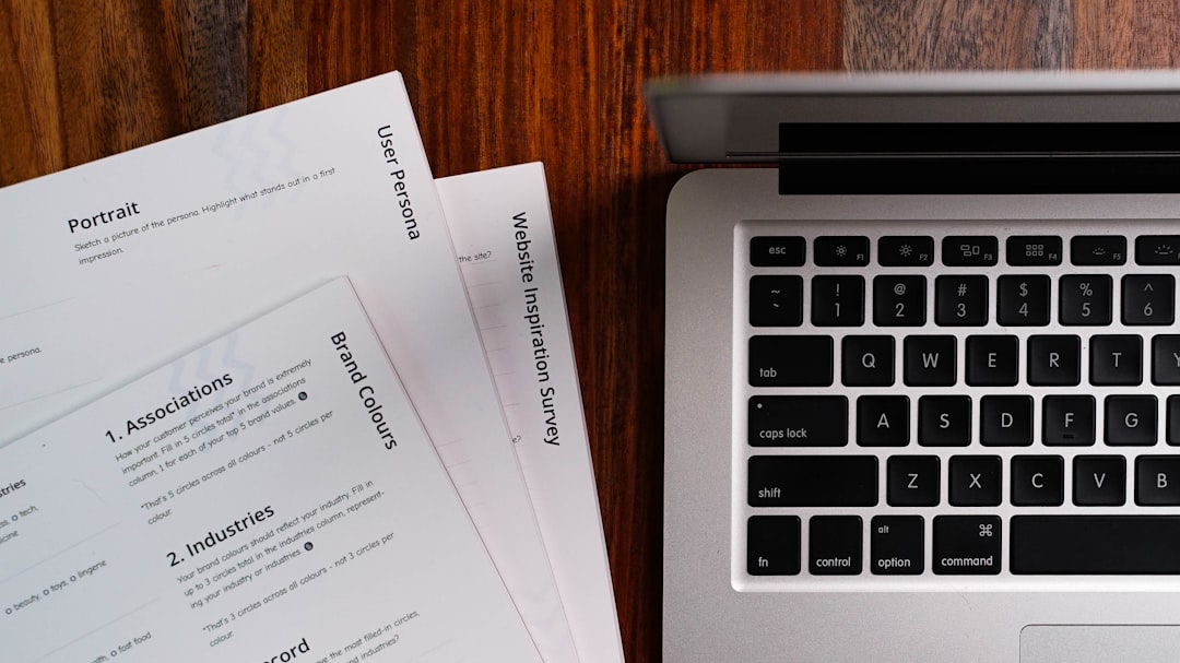 young job seeker resume office desk