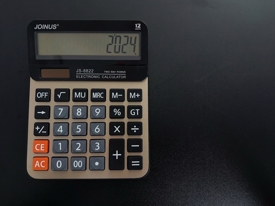 accountant calculator code screen