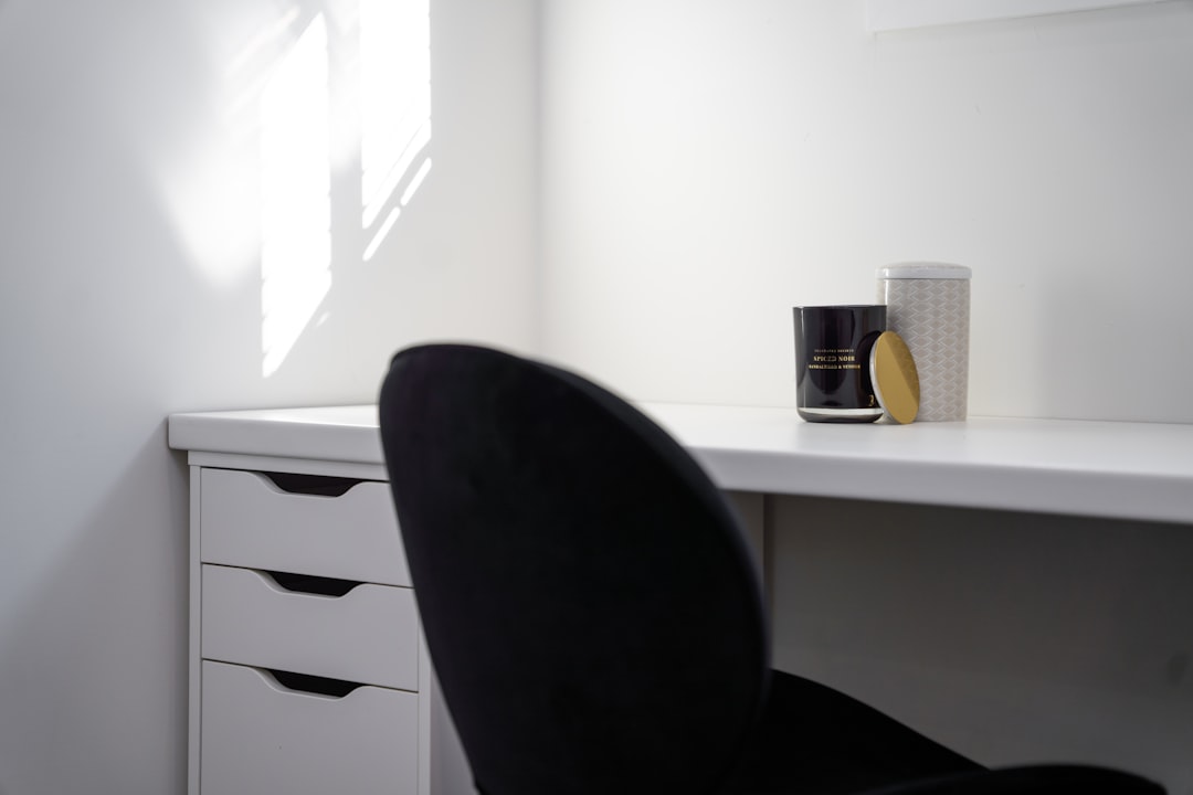 early morning coffee study desk
