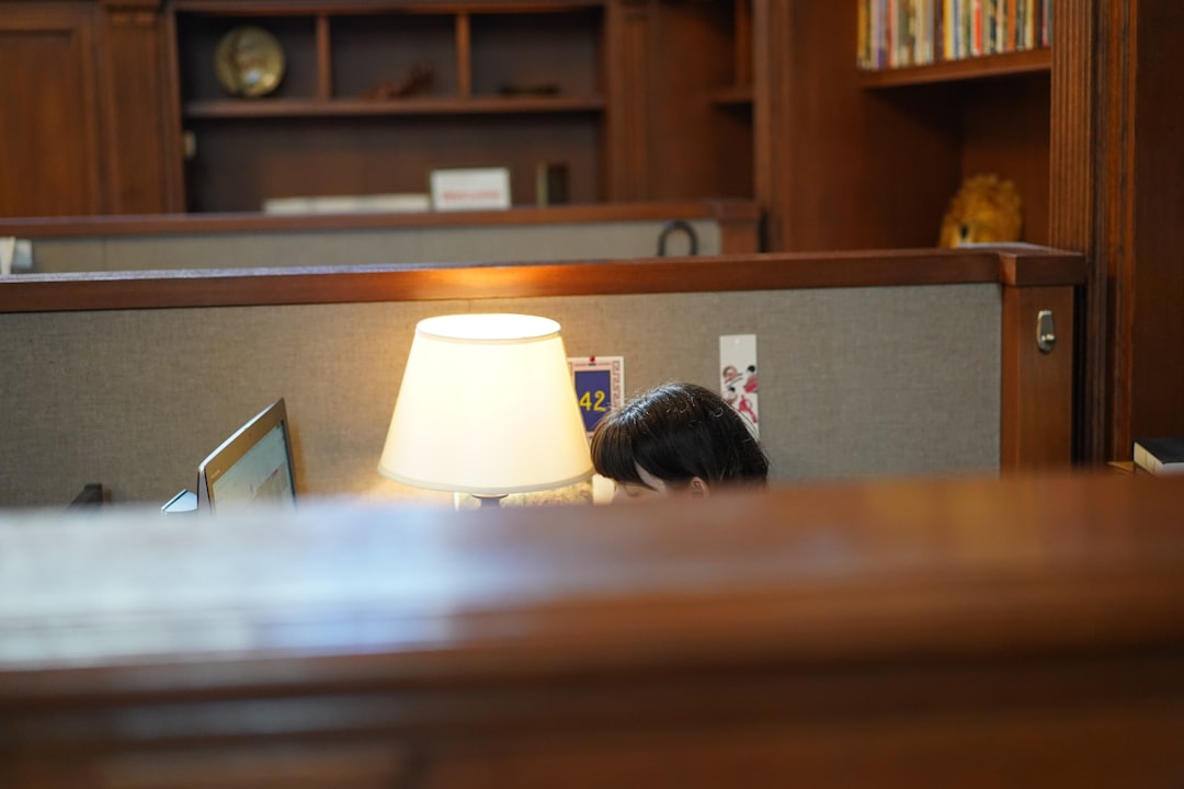 japanese government office worker desk