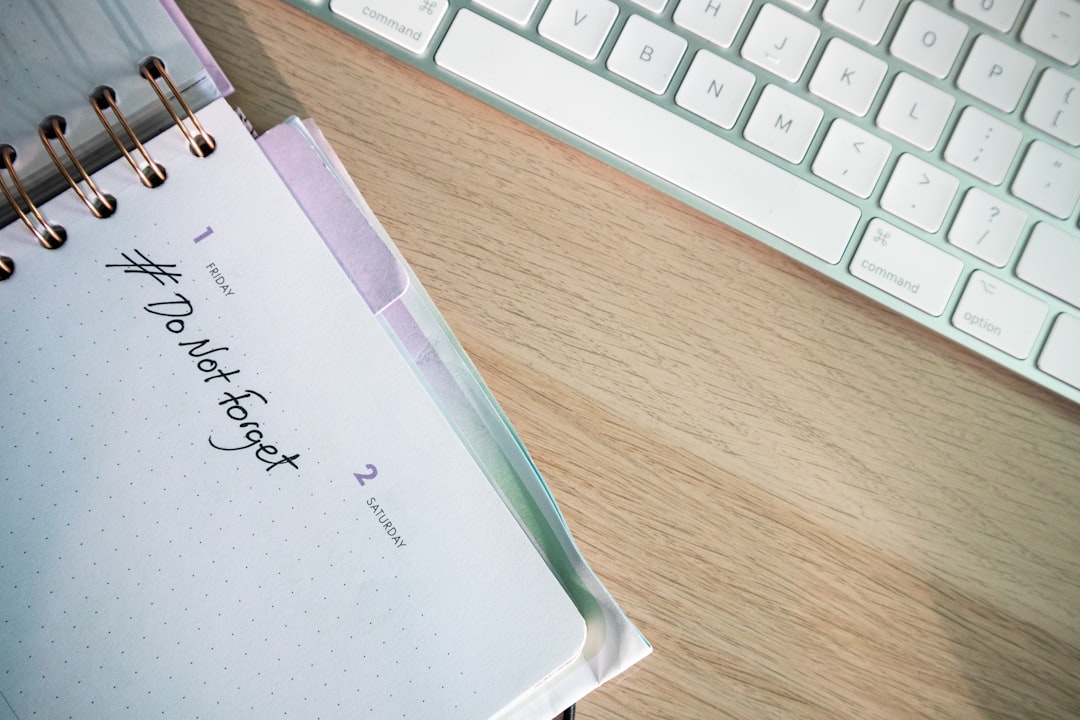 calendar planning desk