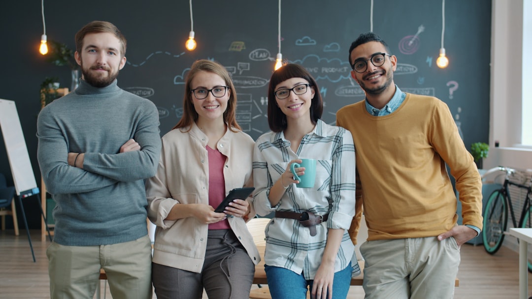 diverse young professionals workplace