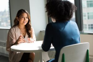 developer career change interview office meeting
