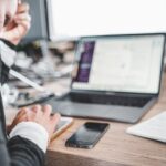 qa engineer software testing laptop