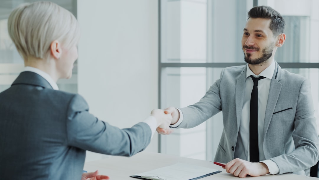 business meeting negotiation handshake