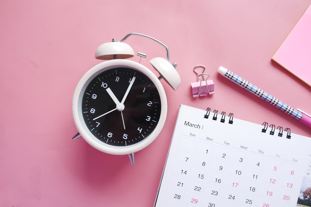calendar clock career timing
