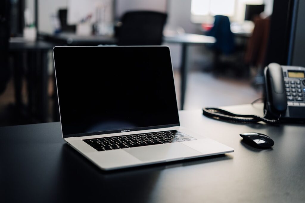freelance laptop home office