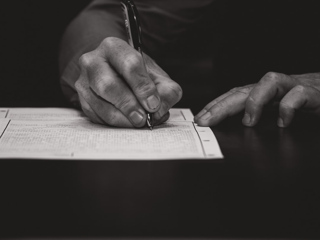 contract document signing pen