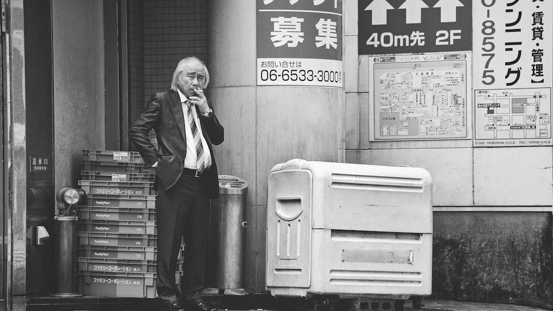 frustrated office worker japan