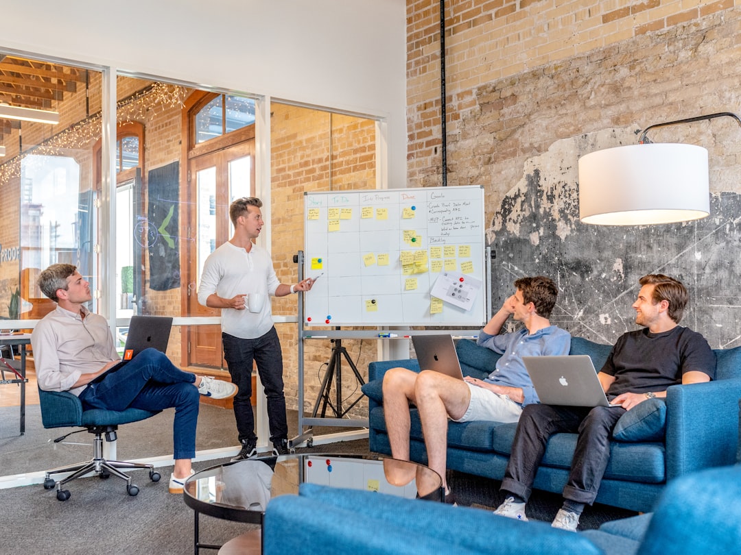 team marketing meeting whiteboard