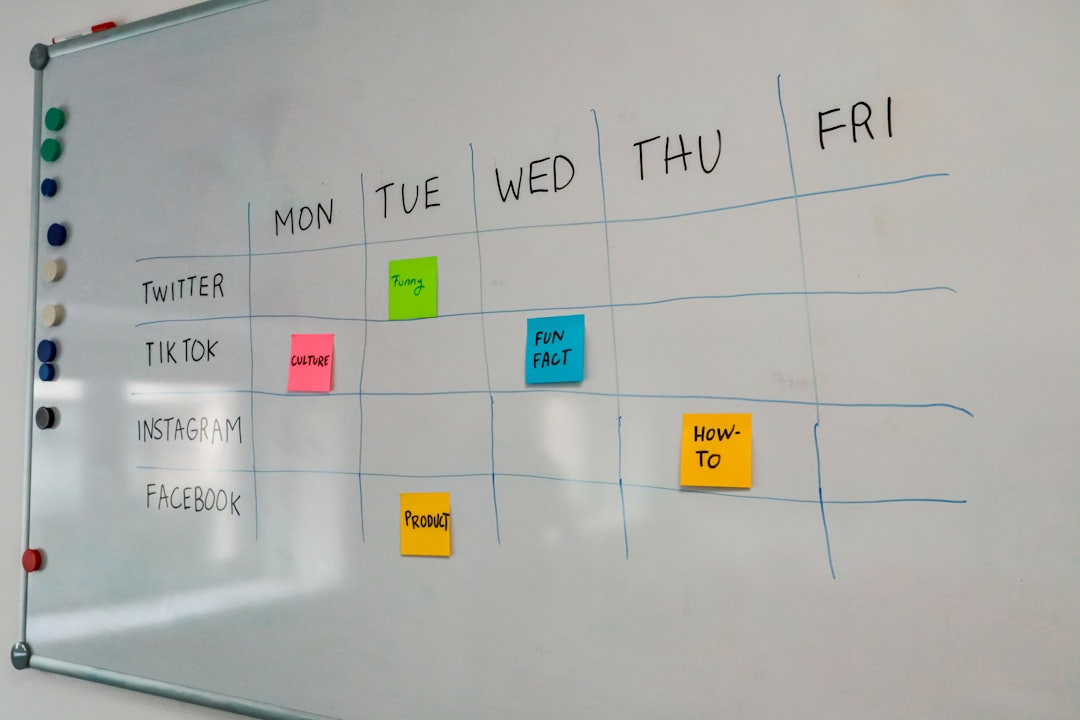 calendar schedule planning week