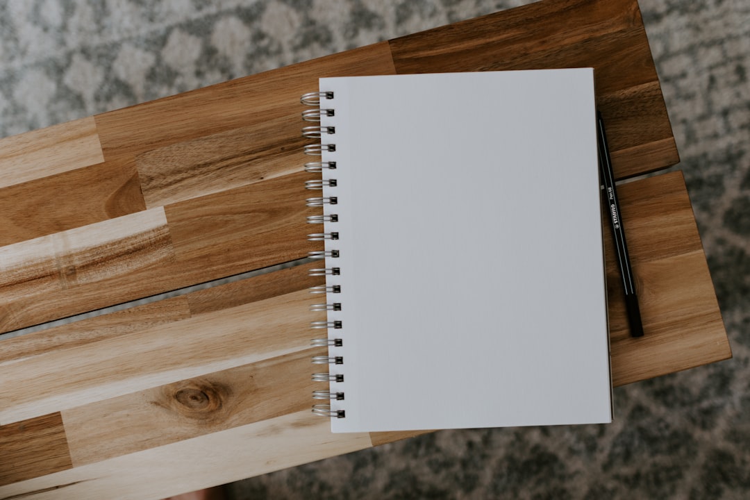 notebook journaling career planning