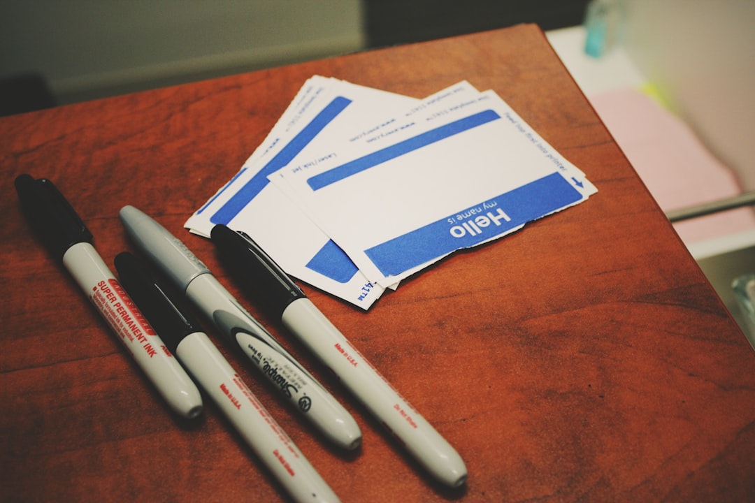 certificate badge desk study