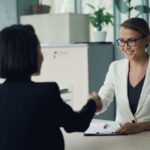 job interview office two people