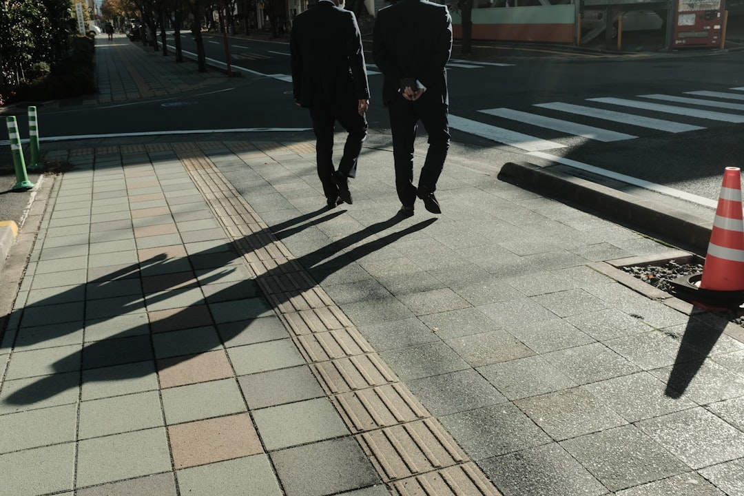 japanese businessman crossroads decision