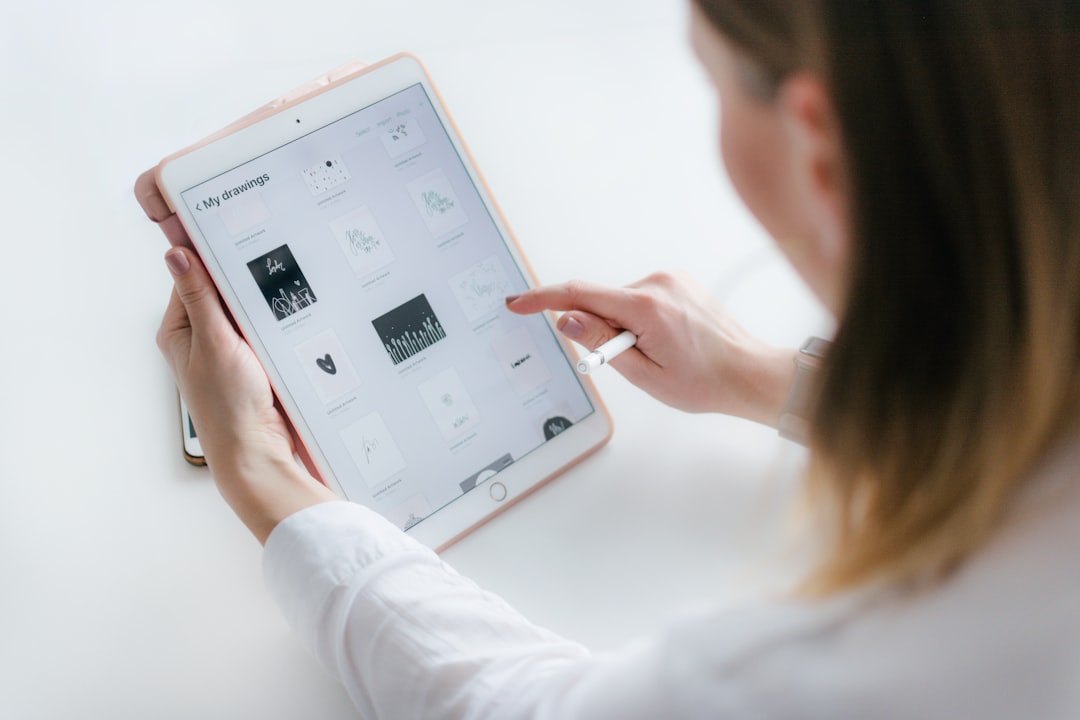 online course tablet