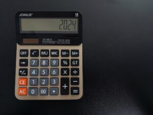 japanese coins calculator desk planning