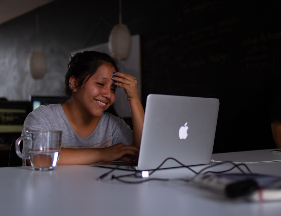 online video call mentor laptop