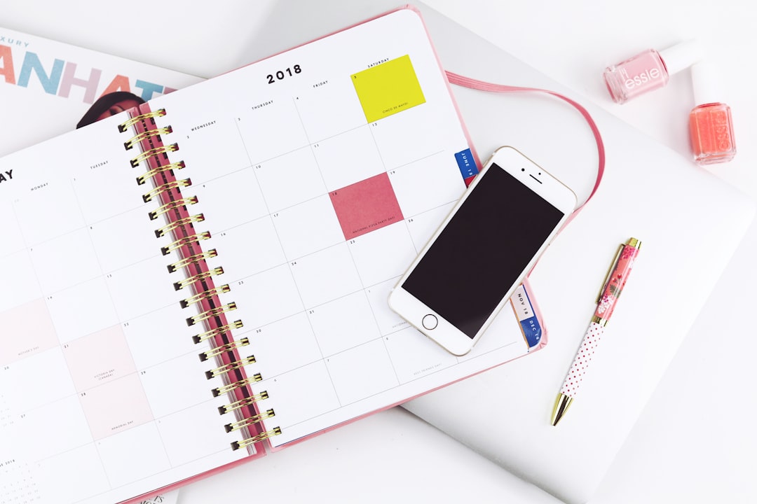 calendar planner monthly schedule home desk