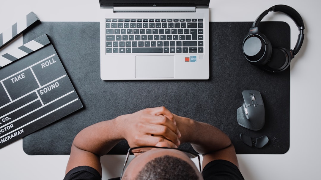 tired man laptop frustrated burnout home