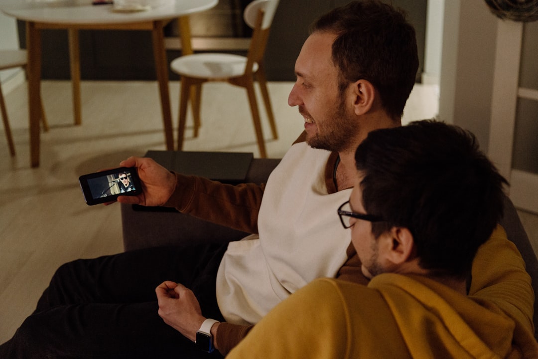 late night smartphone consultation home