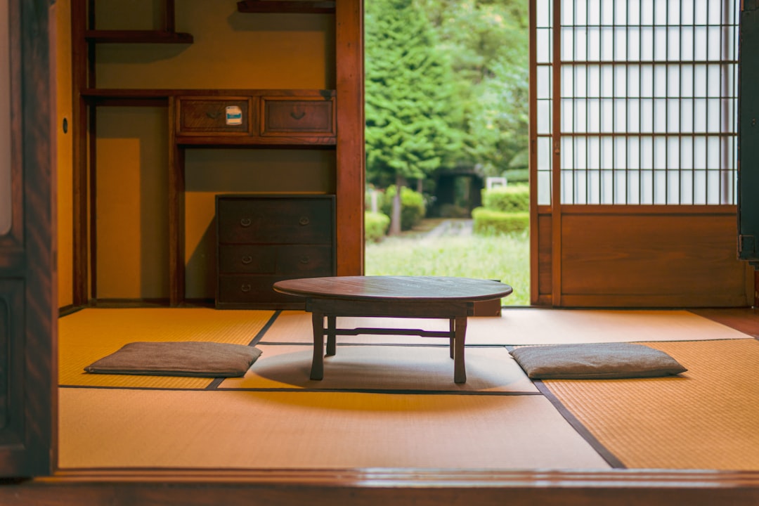 home office laptop japanese living room