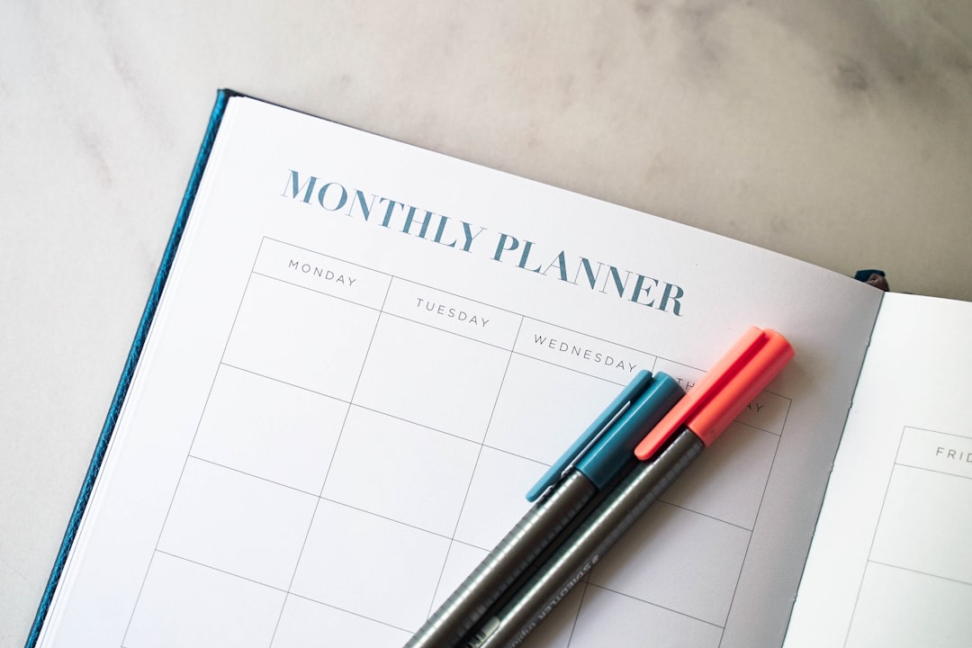 weekly schedule planner family