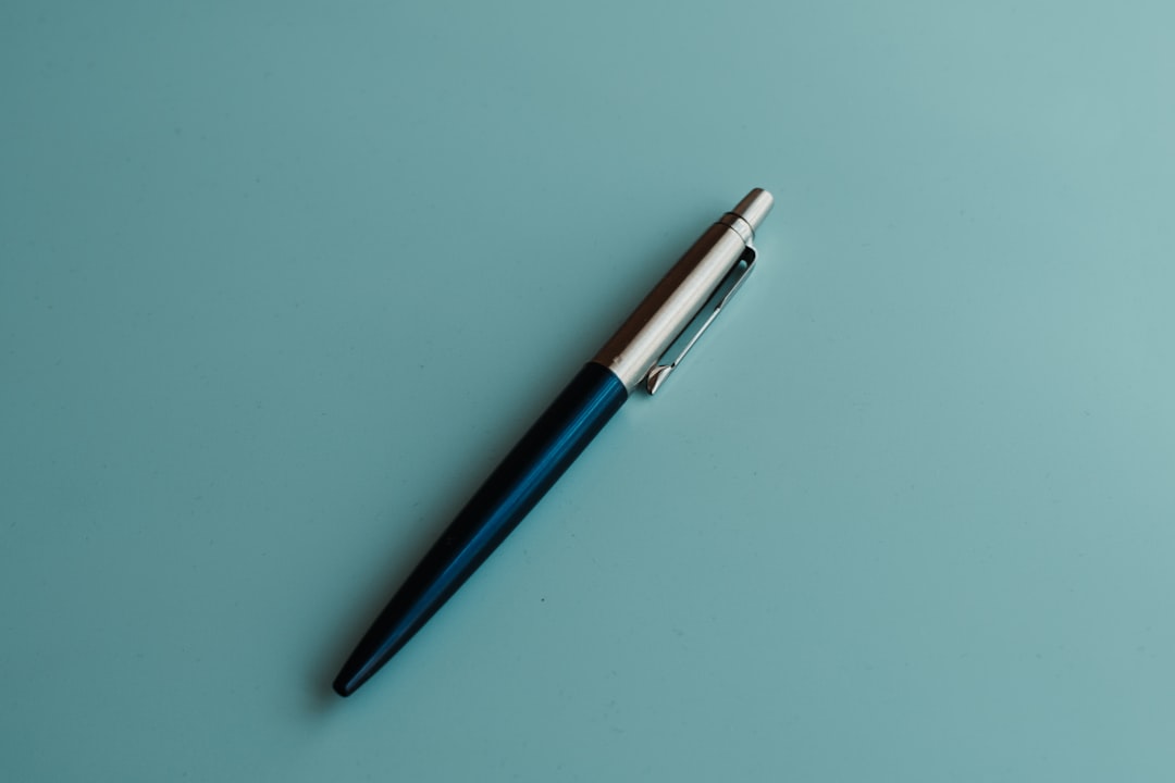 japanese tax document desk pen