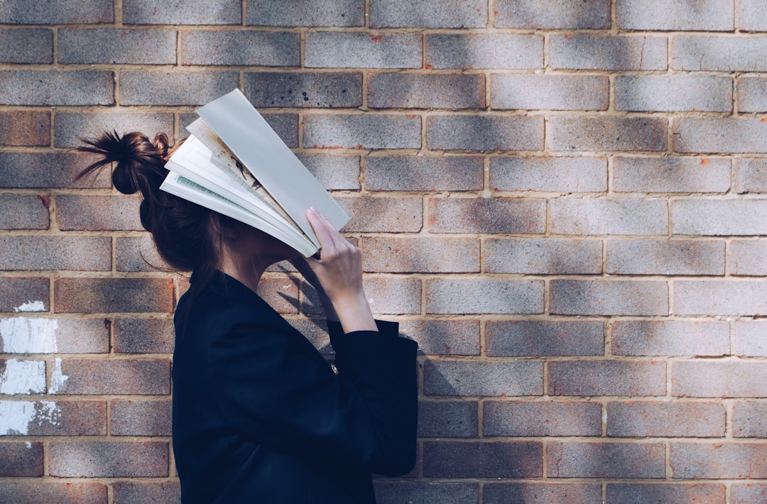 frustrated person study books