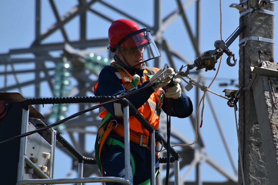 electrician working site