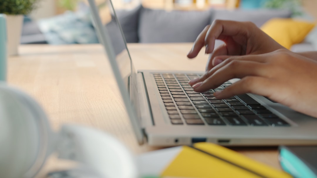 woman laptop online learning home