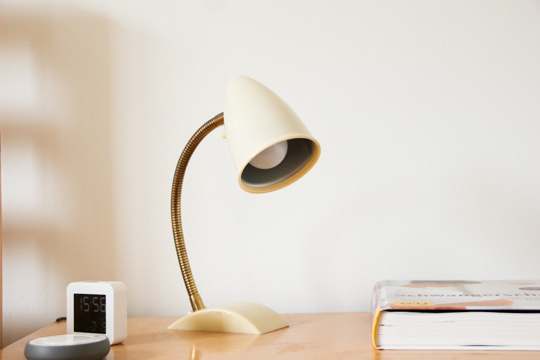 study books exam preparation desk lamp