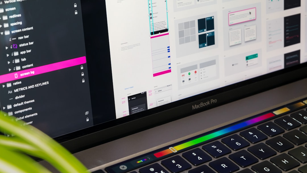 portfolio design layout screen