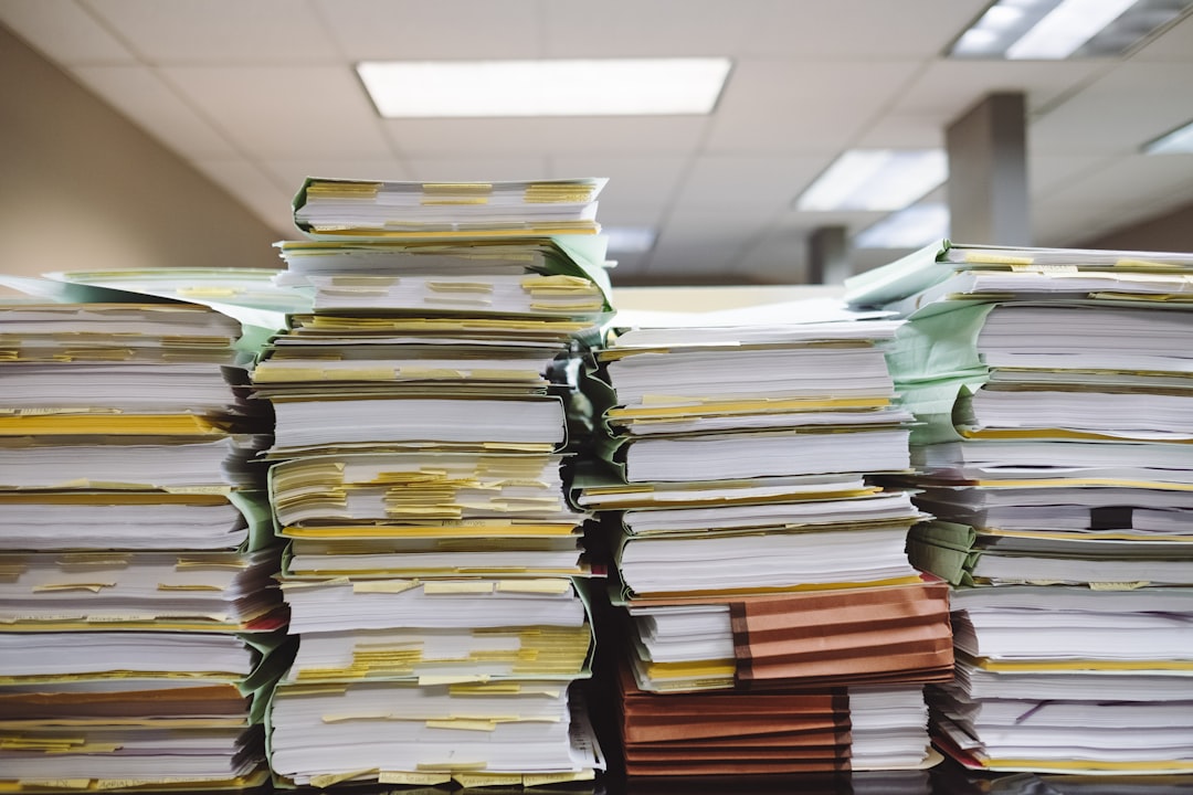 office paperwork business registration