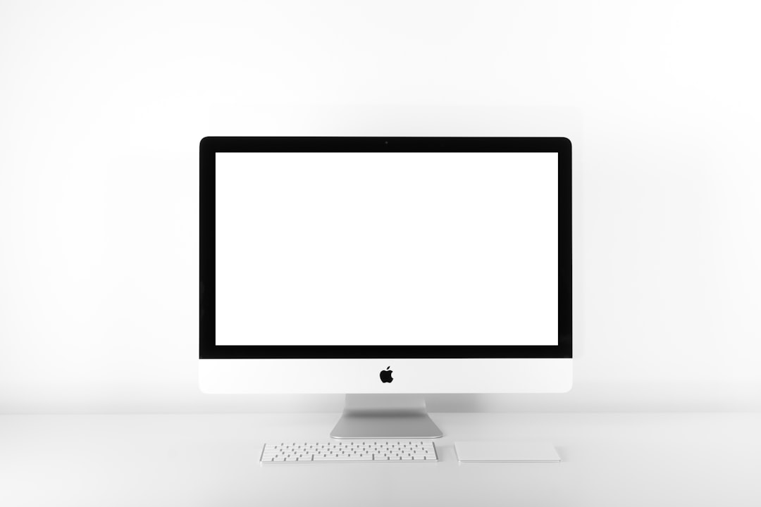 web design banner mockup on screen