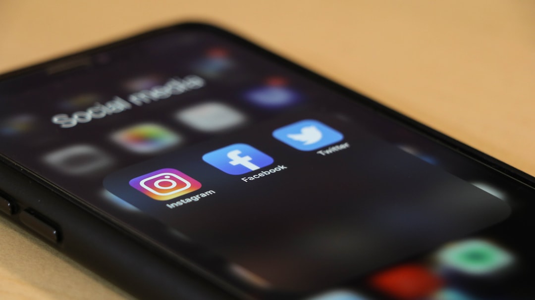 social media content planning on smartphone