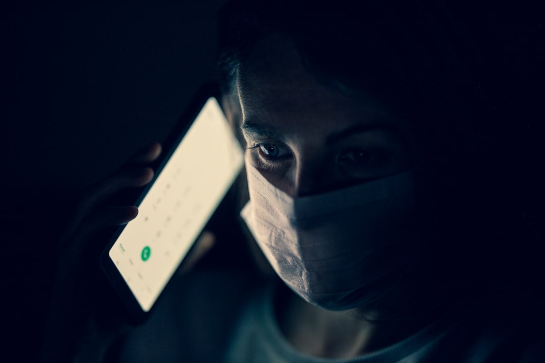 person silencing phone notification privacy