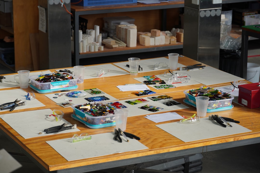 handmade craft skills workspace