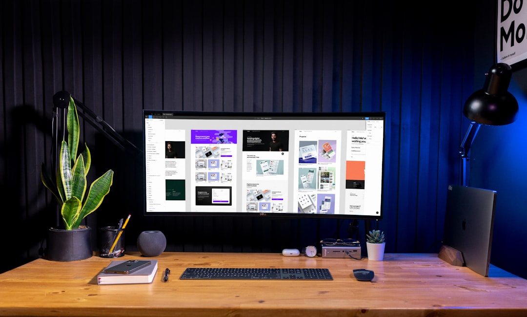 professional presentation slide design desk
