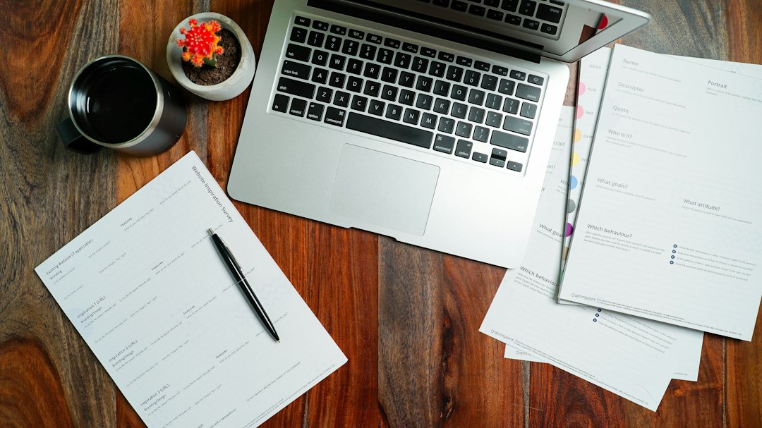 tax documents form desk