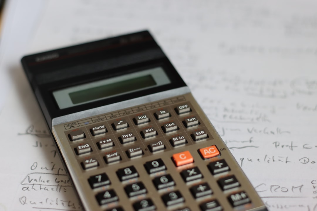 calculating household budget with calculator