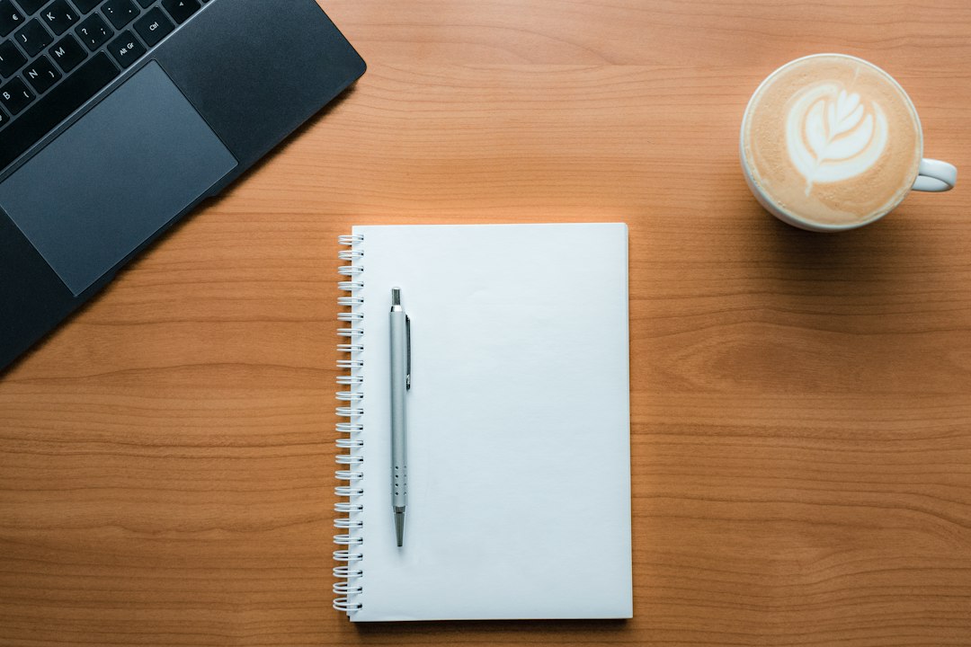 checklist notebook and coffee planning preparation